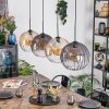 Koyoto Lámparas suspendidas, Luminarias esféricas, Lámparas colgantes Colores ámbar, Transparente, Ahumado, 4 luces