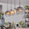 Koyoto Lámparas suspendidas, Luminarias esféricas, Lámparas colgantes Colores ámbar, Transparente, Ahumado, 4 luces