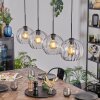 Koyoto Lámparas suspendidas, Luminarias esféricas, Lámparas colgantes Transparente, 4 luces