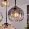 Koyoto Lámparas suspendidas, Luminarias esféricas, Lámparas colgantes Colores ámbar, Transparente, Ahumado, 4 luces