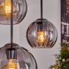 Koyoto Lámparas suspendidas, Luminarias esféricas, Lámparas colgantes 30 cm Ahumado, 4 luces