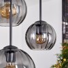 Koyoto Lámparas suspendidas, Luminarias esféricas, Lámparas colgantes 30 cm Ahumado, 4 luces