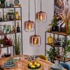 Lauden Lámparas suspendidas, Lámparas colgantes Transparente, Color cobre, 3 luces