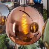 Koyoto Lámparas suspendidas, Luminarias esféricas, Lámparas colgantes Azul, Verde, Color cobre, 4 luces