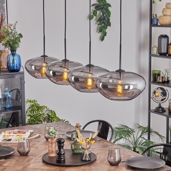 Mertola Lámparas suspendidas, Lámparas colgantes Ahumado, 4 luces