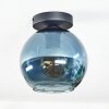 Koyoto Plafones, Luminarias esféricas 20 cm Azul, 1 luz