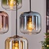 Lauden Lámparas suspendidas, Luminarias esféricas, Lámparas colgantes Colores ámbar, Azul, Verde, Transparente, Color cobre, 4 luces