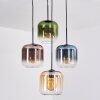 Lauden Lámparas suspendidas, Luminarias esféricas, Lámparas colgantes Colores ámbar, Azul, Verde, Transparente, Color cobre, 4 luces