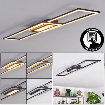 Torresella Plafones LED Negro, 1 luz