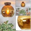 Koyoto Plafones, Luminarias esféricas dorado, 1 luz
