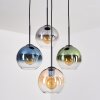 Koyoto Lámparas suspendidas, Luminarias esféricas, Lámparas colgantes Colores ámbar, Azul, Verde, Transparente, Ahumado, 4 luces