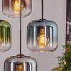 Lauden Lámparas suspendidas, Luminarias esféricas, Lámparas colgantes Azul, Verde, Transparente, Color cobre, Ahumado, 4 luces