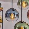 Koyoto Lámparas suspendidas, Luminarias esféricas, Lámparas colgantes Azul, Verde, Transparente, Color cobre, 4 luces