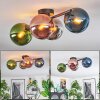 Gastor Plafones, Luminarias esféricas Azul, Cromo, Verde, Color cobre, Ahumado, 4 luces