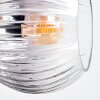 Koyoto Plafones, Luminarias esféricas 77.5 cm Colores ámbar, Transparente, Ahumado, 6 luces