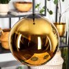 Koyoto Lámparas suspendidas, Luminarias esféricas, Lámparas colgantes dorado, 1 luz