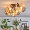 Chehalis Plafones, Luminarias esféricas Colores ámbar, 5 luces