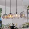 Koyoto Lámparas suspendidas, Luminarias esféricas, Lámparas colgantes Colores ámbar, Transparente, Ahumado, 4 luces