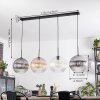 Koyoto Lámparas suspendidas, Luminarias esféricas, Lámparas colgantes Colores ámbar, Transparente, Ahumado, 4 luces
