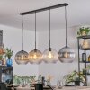 Koyoto Lámparas suspendidas, Luminarias esféricas, Lámparas colgantes Colores ámbar, Transparente, Ahumado, 4 luces