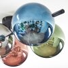 Chehalis Plafones, Luminarias esféricas Azul, Cromo, Verde, Color cobre, Ahumado, 5 luces