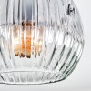 Ripoll Plafones, Luminarias esféricas Transparente, Ahumado, 4 luces