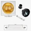 Koyoto Plafones, Luminarias esféricas 12 cm dorado, 1 luz