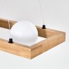 Zanin Lámparas suspendidas, Lámparas colgantes Crudo, Negro, 4 luces