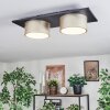 Falor Plafones LED Negro, 1 luz