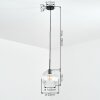 Koyoto Lámparas suspendidas, Luminarias esféricas, Lámparas colgantes 25 cm Transparente, 1 luz