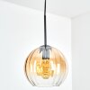 Koyoto Lámparas suspendidas, Luminarias esféricas, Lámparas colgantes Colores ámbar, Transparente, 1 luz