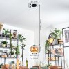 Koyoto Lámparas suspendidas, Luminarias esféricas, Lámparas colgantes 20 cm Colores ámbar, 1 luz