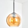 Koyoto Lámparas suspendidas, Luminarias esféricas, Lámparas colgantes 20 cm Colores ámbar, 1 luz