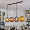 Koyoto Lámparas suspendidas, Luminarias esféricas, Lámparas colgantes Azul, dorado, Verde, Color cobre, 4 luces
