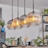 Koyoto Lámparas suspendidas, Luminarias esféricas, Lámparas colgantes Colores ámbar, Transparente, Ahumado, 4 luces