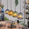 Koyoto Lámparas suspendidas, Luminarias esféricas, Lámparas colgantes Azul, dorado, Verde, 4 luces