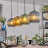 Koyoto Lámparas suspendidas, Luminarias esféricas, Lámparas colgantes Azul, dorado, Verde, 4 luces