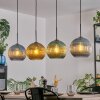 Koyoto Lámparas suspendidas, Luminarias esféricas, Lámparas colgantes Azul, dorado, Verde, 4 luces
