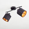 Alsen Plafones, Spot techo Negro, 2 luces