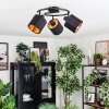 Alsen Plafones, Spot techo Negro, 3 luces