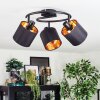 Alsen Plafones, Spot techo Negro, 3 luces
