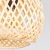Basto Plafones, Luminarias esféricas Crudo, 3 luces