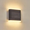 Fanek Aplique de exterior, Lámpara Up & Down, Apliques LED Antracita, 2 luces