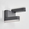 Fanek Aplique de exterior, Lámpara Up & Down, Apliques LED Antracita, 2 luces