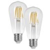 E27 LED 6 Watt blanco cálido 800 Lumen