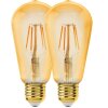 Eglo  2 x E27 6 watt 2200 Kelvin 650 lumen