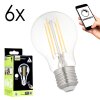 E27 LED 6 Watt blanco cálido regulable 806 Lumen