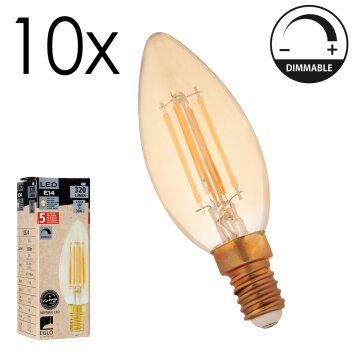 E14 LED 4 Watt blanco cálido regulable 320 Lumen