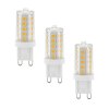 G9 LED 3.5 Watt blanco cálido regulable 330 Lumen