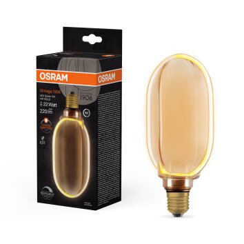Lámparas Osram E27 LED 4 Watt blanco cálido regulable 220 Lumen